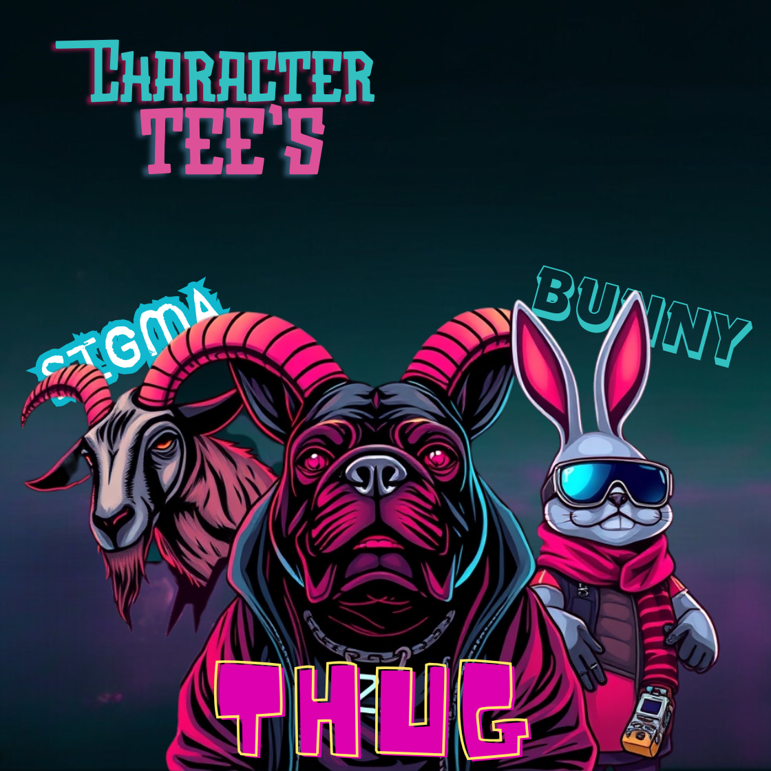 Character Tee's