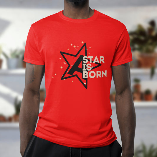 A Star Is Born Red Regular T Shirt