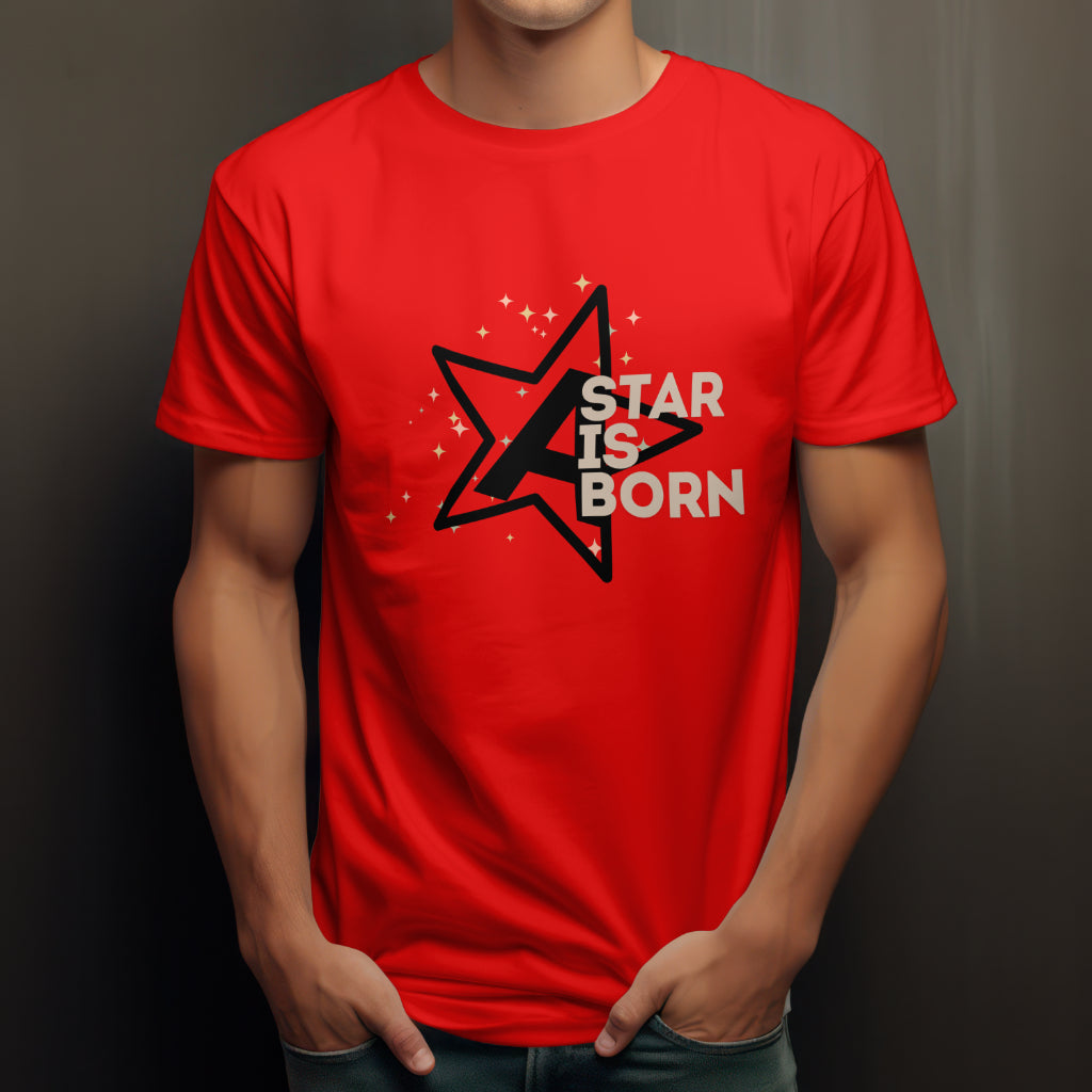 A Star Is Born Red Regular T Shirt