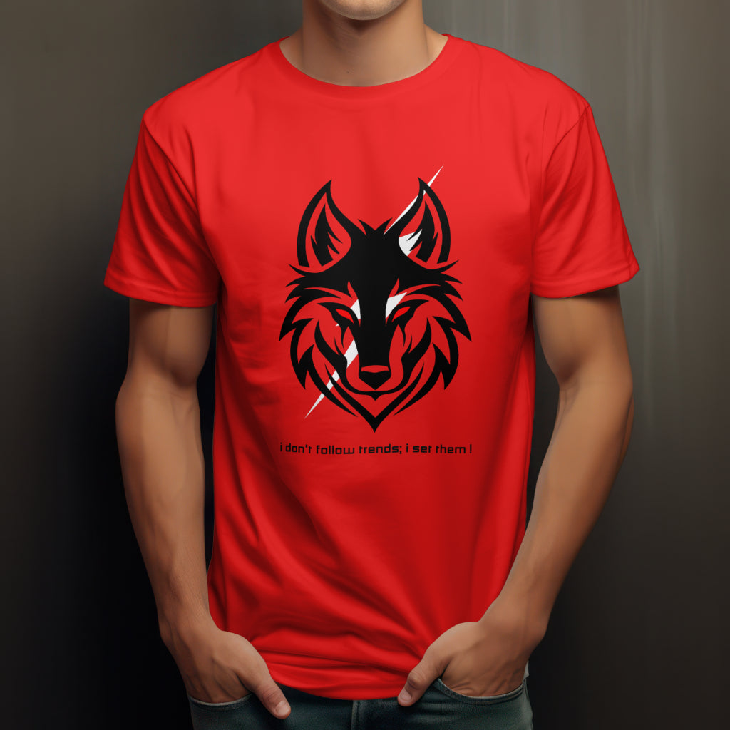 The Alpha Male Red Regular T Shirt