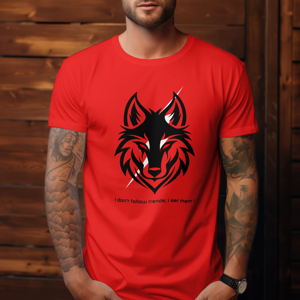 The Alpha Male Red Regular T Shirt