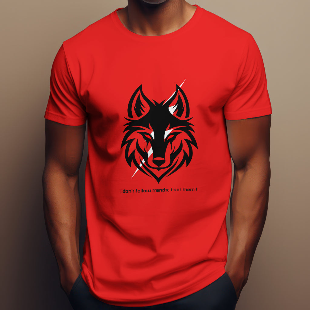 The Alpha Male Red Regular T Shirt