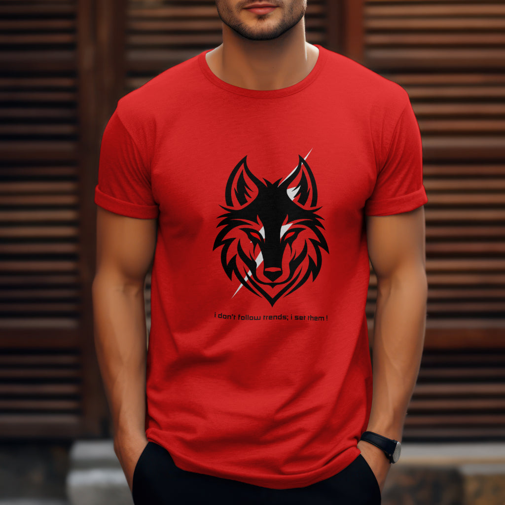 The Alpha Male Red Regular T Shirt