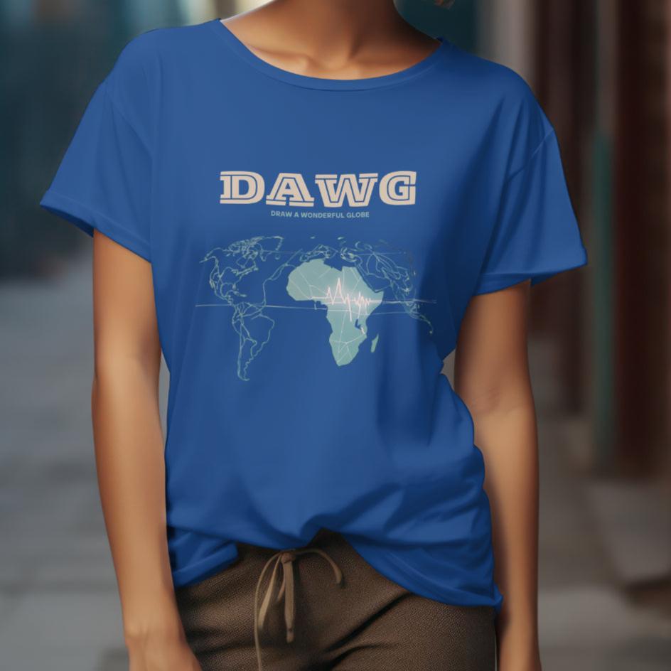 Blue DAWG Feel The Planet T Shirt