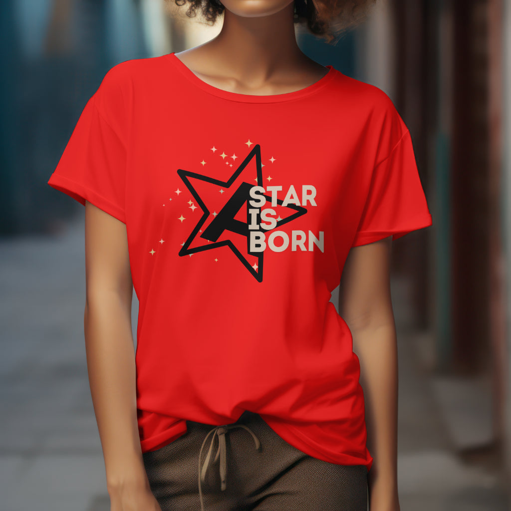 A Star Is Born Red Regular T Shirt