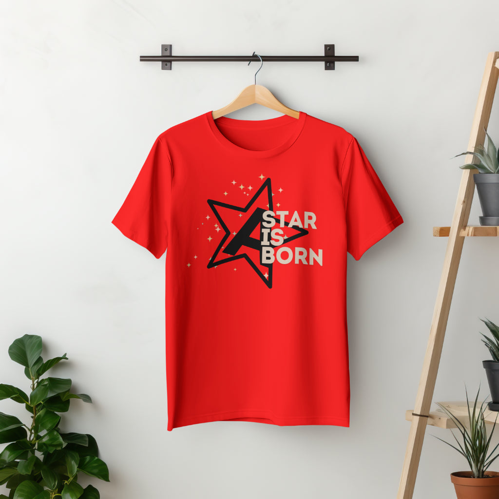 A Star Is Born Red Regular T Shirt