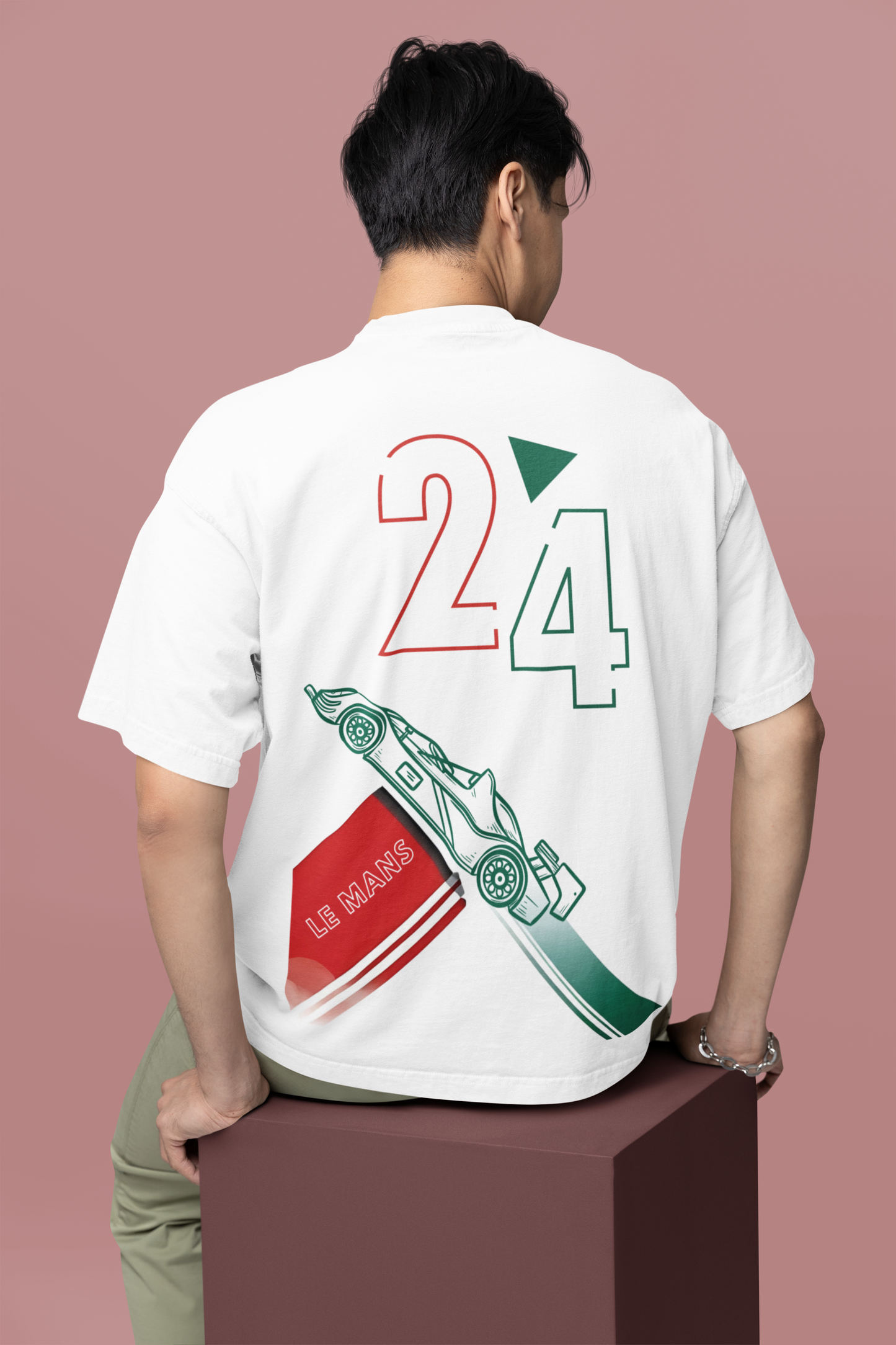 Le Mans 24 - Ital Design White Oversized T-Shirt