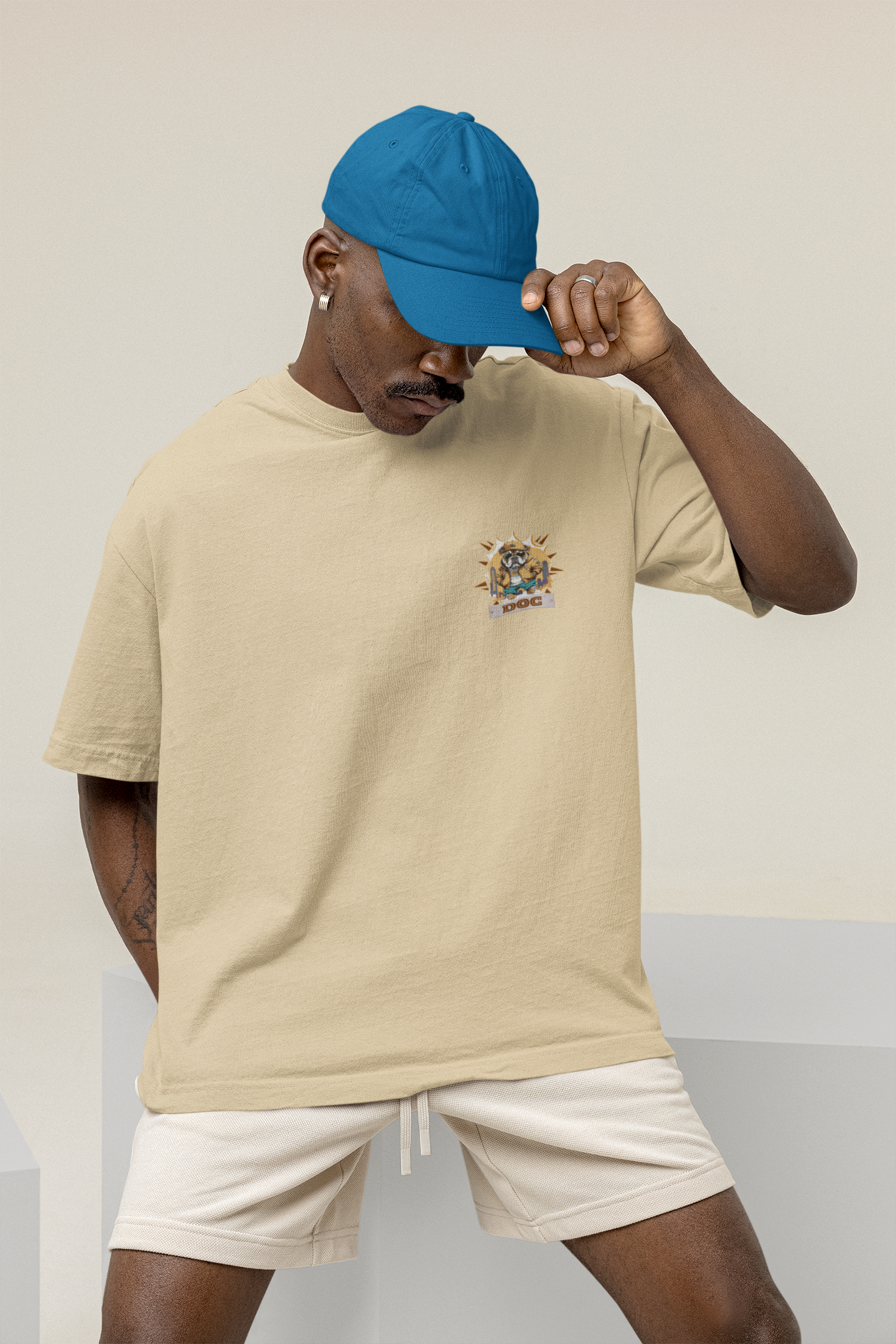 Doc - Thug Oversized Sand T-Shirts