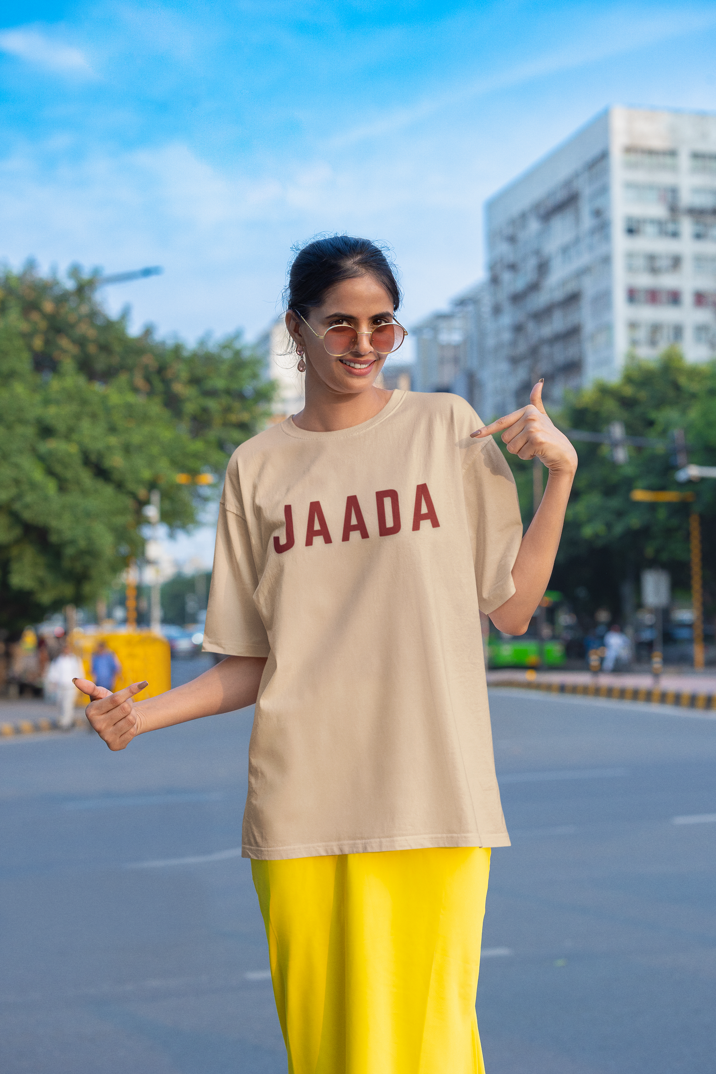 JAADA Premium Sand T-Shirt Oversized